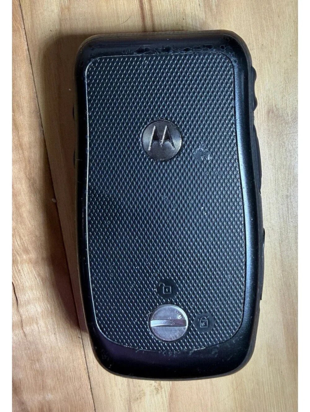 Rare Motorola Flip Phone, Black & Orange - For Parts